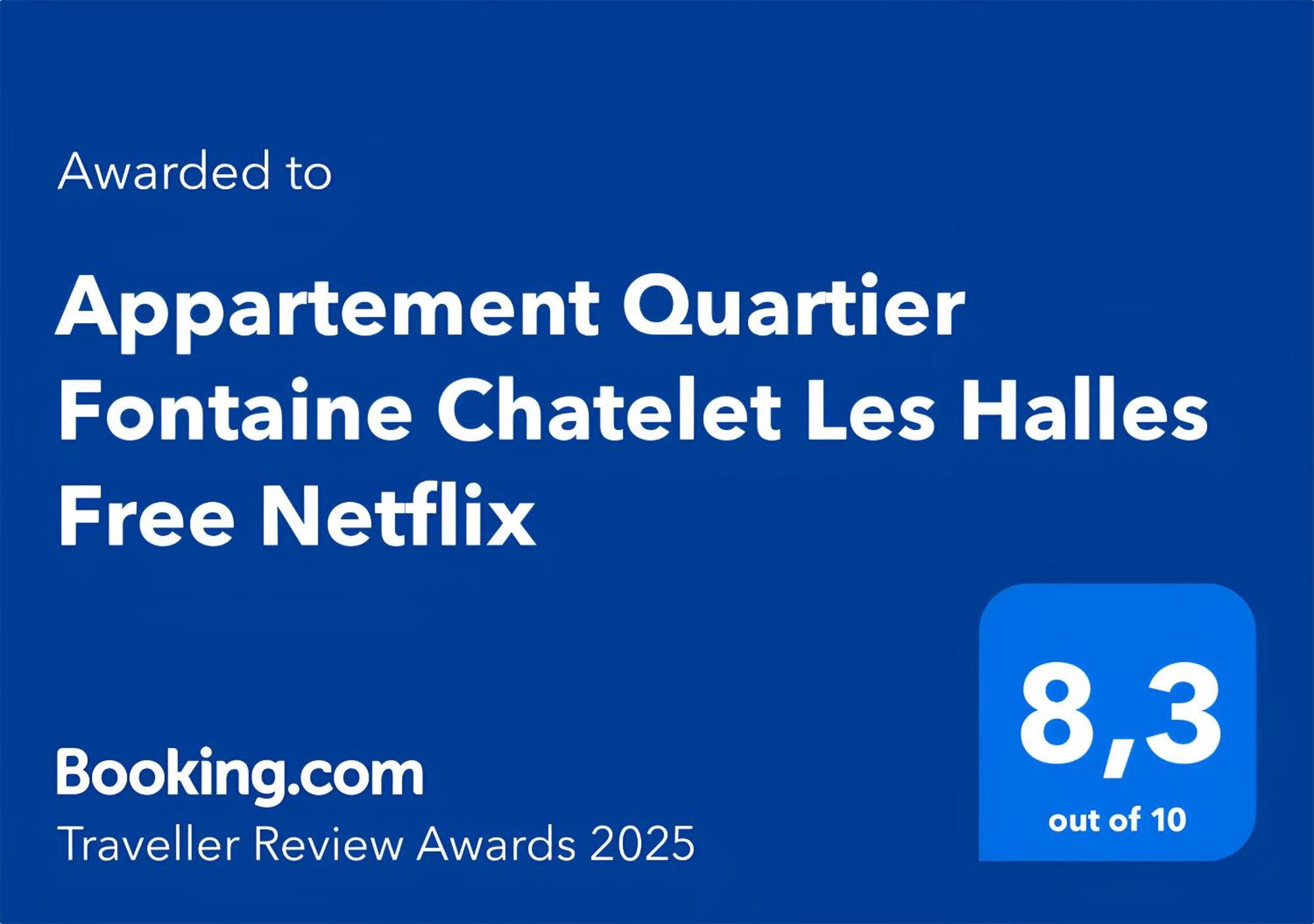 Appartement Quartier Fontaine Chatelet Les Halles Free Netflix Παρίσι Εξωτερικό φωτογραφία